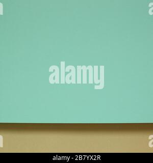 Abstract green and brown color paper background Stock Photo