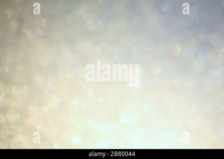 Abstract bright backdrop on soft light background. Blur blank space wallpaper soft focus. Blurred defocused bright glittering lights. Stock Photo