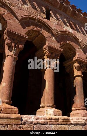 Church of San Esteban Protomártir in Pineda de la Sierra, Burgos, Spain Stock Photo