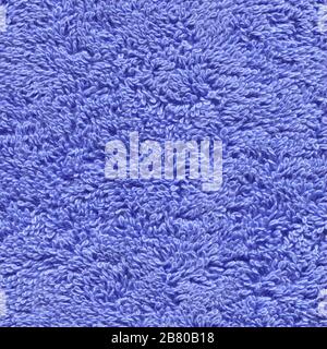 Blue towel texture. Blue towel background Stock Photo