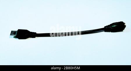 A picture of usb cable Selective focus Stock Photo