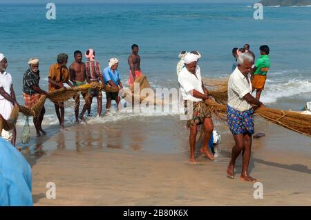 Kovalam,Kerala,India. Stock Photo