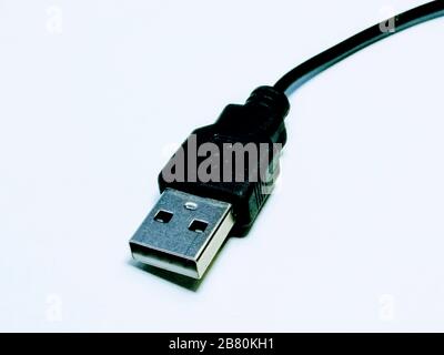 A picture of usb cable Selective focus Stock Photo