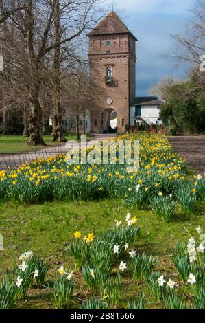 Grounds of Polesden Lacey, an Edwardian country house in Bookham, Surrey, England Stock Photo