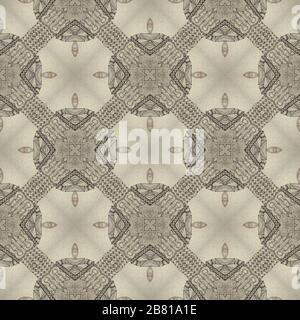 Seamless pattern in zenart style Stock Photo