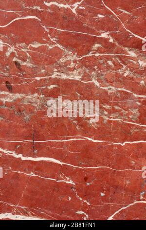 red texture of marble wall Stock Photo