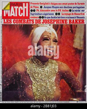 Entertainer Josephine Baker in 'Paris Mes Amours' at the Olympia Theater  Stock Photo - Alamy
