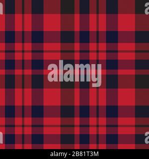 Classic Plaid Tartan Seamless Pattern - This is a classic plaid, checkered, tartan pattern suitable for shirt printing, fabric, textiles, jacquard Stock Vector