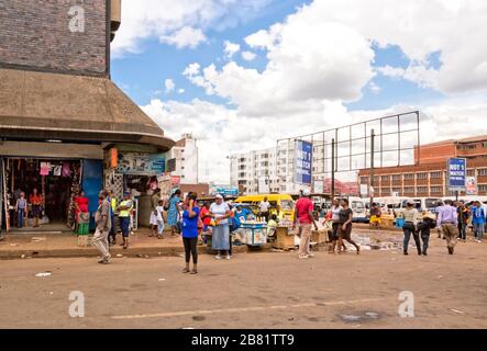 Copacabana bus terminal, Harare Stock Photo