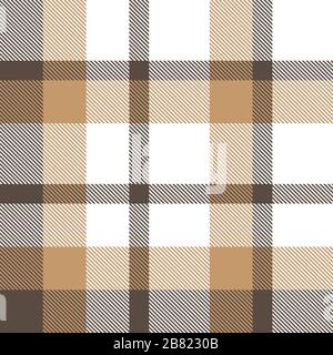 Classic Plaid Tartan Seamless Pattern - This is a classic plaid, checkered, tartan pattern suitable for shirt printing, fabric, textiles, jacquard Stock Vector