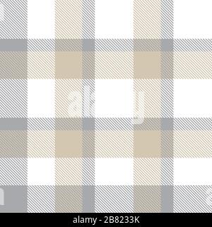 Classic Plaid Tartan Seamless Pattern - This is a classic plaid, checkered, tartan pattern suitable for shirt printing, fabric, textiles, jacquard Stock Vector