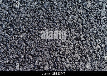Closeup of an asphalt road textured gray background 2 Stock Photo