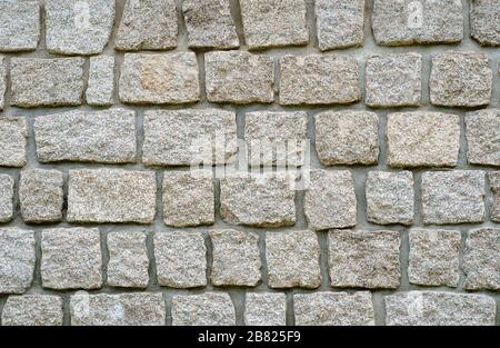 stone wall from granite texture Stock Photo