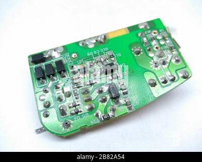 A picture of electric circuit board Stock Photo