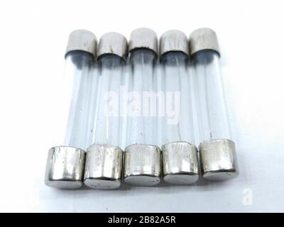 A picture of electric fuses Stock Photo