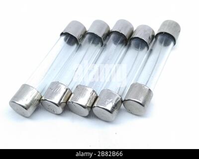 A picture of electric fuses Stock Photo