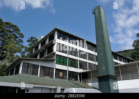 Sri Lanka, Nuwara Eliya, Damro tea factory Stock Photo