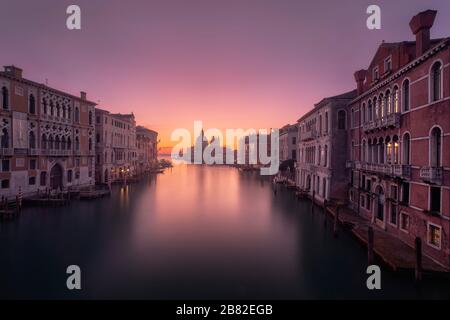 Ponte dell'Accademia in Venice (Italy) Stock Photo