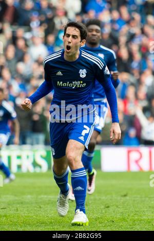 Cardiff City player Peter Whittingham. Stock Photo