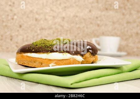 Ekler Turkish dessert Stock Photo