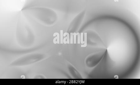 Special flare, computer generated abstract background, black and white render Stock Photo