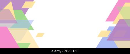 Abstract vector illustration from colorful rectangles. Can be used for banners, invitations, greetings. Copy space for your text. Stock Vector