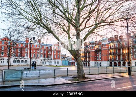 The Rootstein Hopkins Parade Ground at Chelsea College of Arts, University of the Arts London (UAL), John Islip Street, London, UK Stock Photo