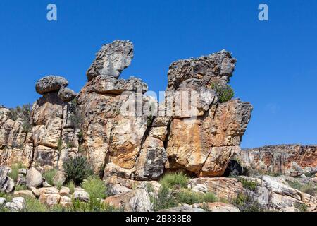 Landscape in the Cederberg close to Clanwilliam, Western Cape, South Africa Stock Photo