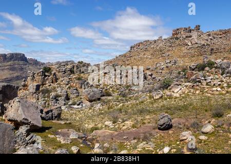 Landscape in the Cederberg close to Clanwilliam, Western Cape, South Africa Stock Photo
