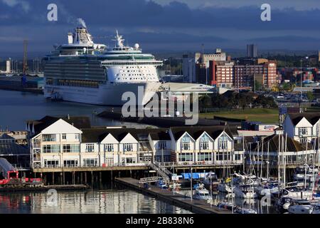 Town Quay, Port of Southampton, Hampshire, England, United Kingdom Stock Photo