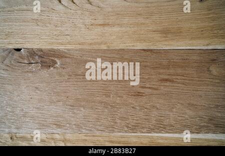 Wood texture. Rustic wooden planks background with grain and knots Stock Photo