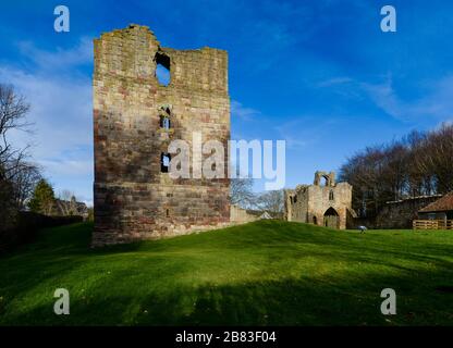 Etal Castle, Northumberland, England. Stock Photo