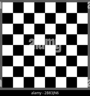 Checkerboard cells of a board game for figures. Stock Vector