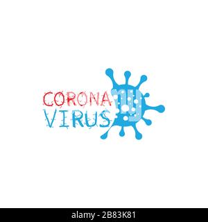 Coronavirus disease (COVID-19) Vector Illustration. 2019-nCov / 2019 Novel Coronavirus Logo, background Design Vector Template Stock Vector