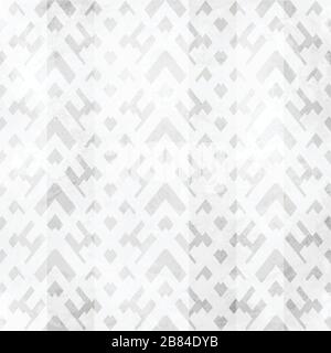 white geometric seamless texture with grunge effect Stock Vector