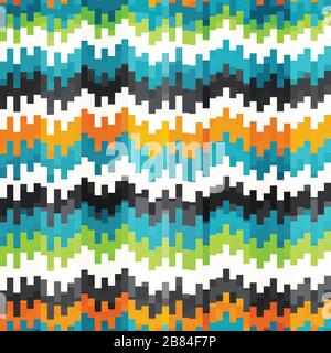 abstract equalizer seamless pattern Stock Vector