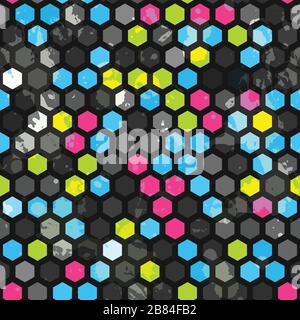 Abstract cells seamless texture Stock Vector