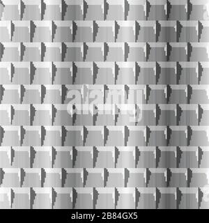 abstract metal seamless Stock Vector