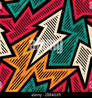 abstract mosaic seamless pattern Stock Vector