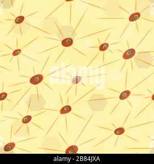 abstract virus seamless pattern Stock Vector