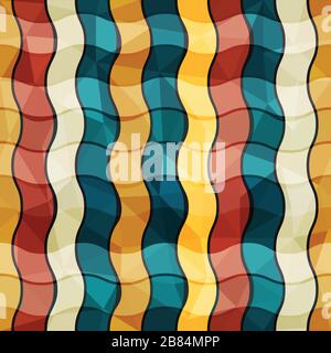 color bend seamless pattern Stock Vector