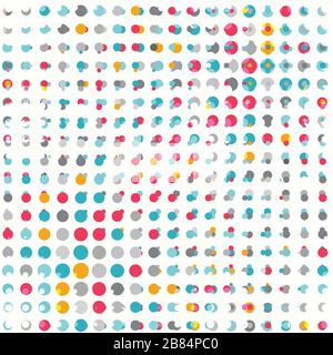 colored point seamless texture Stock Vector
