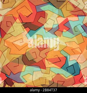 colored spiral seamless pattern Stock Vector