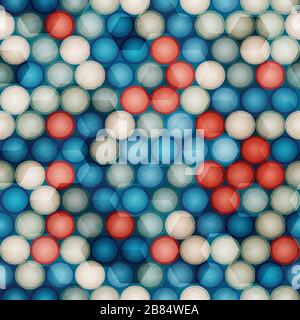 glass circles seamless Stock Vector