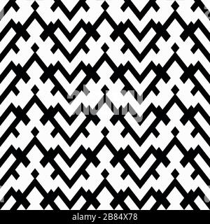monochrome heart seamless pattern Stock Vector