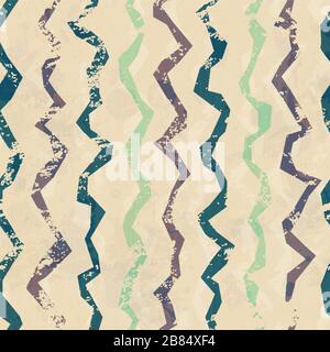 grunge colored lines seamless pattern Stock Vector