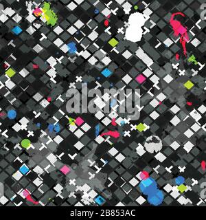 urban grunge seamless texture with grunge effect Stock Vector
