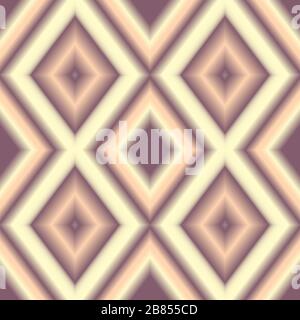 Seamless colorful backdrop. Colorful gradient rhombs texture. White and pink colors Stock Vector