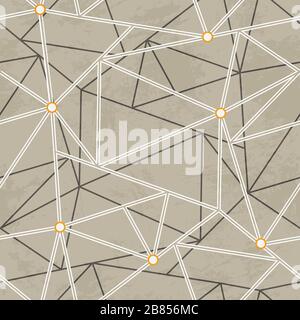 graffiti maze seamless pattern Stock Vector