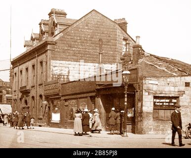 Old Red Lion Inn, Burnley, early 1900s Stock Photo